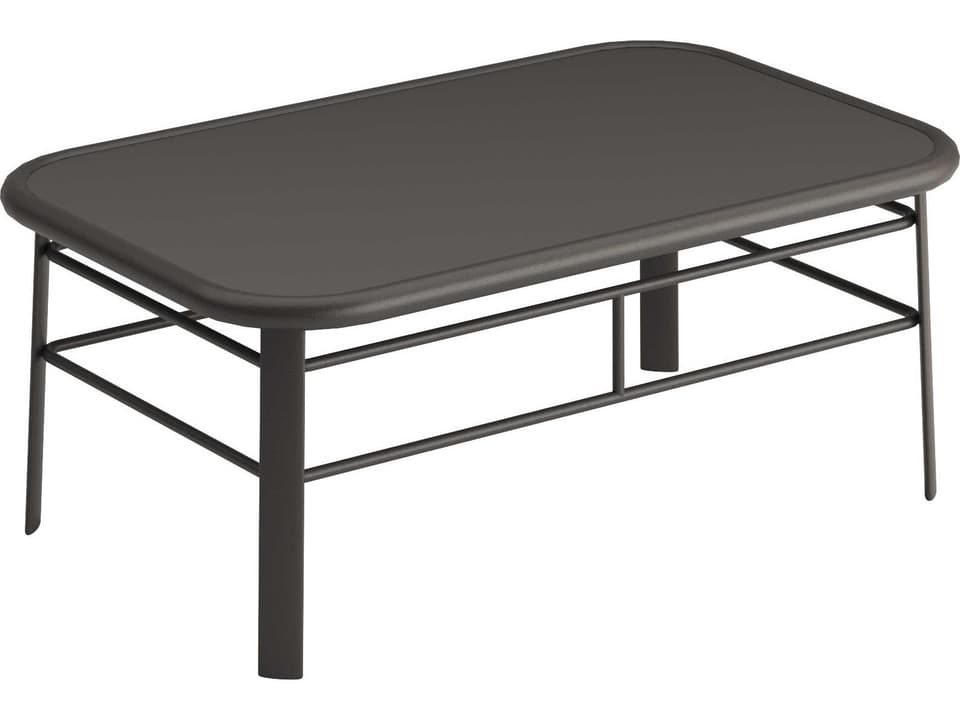 Prime 48-Inch Rectangular Aluminum Coffee Table