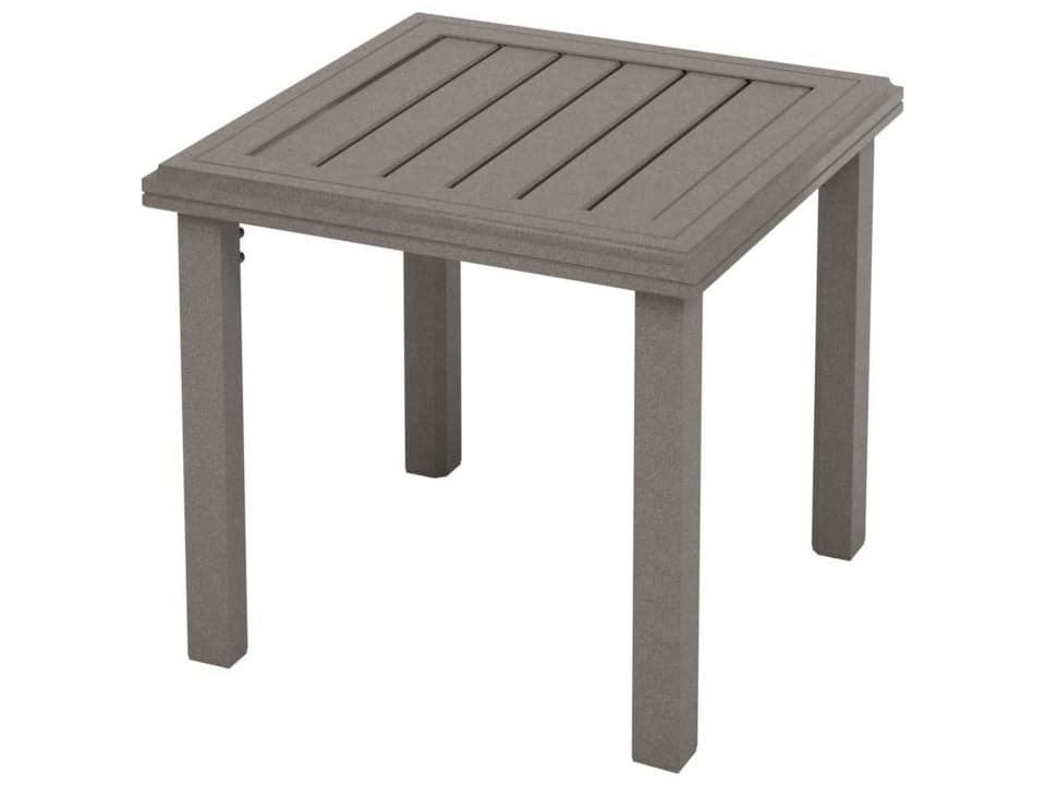 Amici 24-Inch Square Aluminum End Table