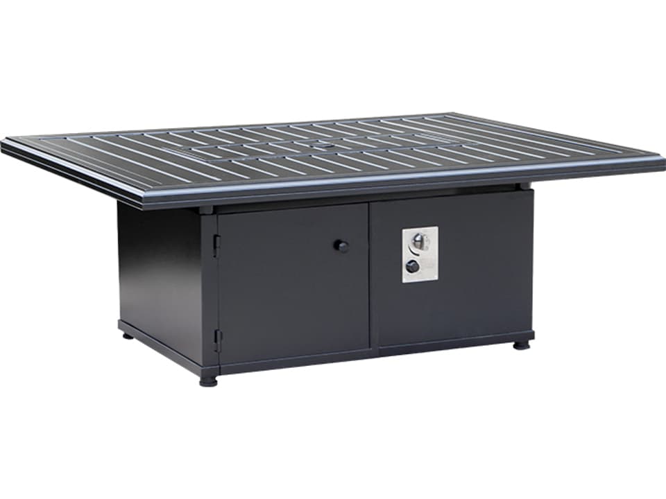 Solasta Aluminum Rectangular Ignitor Patio Fire Pit Table