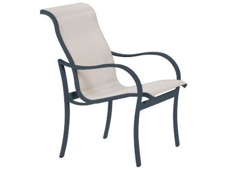 Shoreline Sling Aluminum Dining Arm Chair