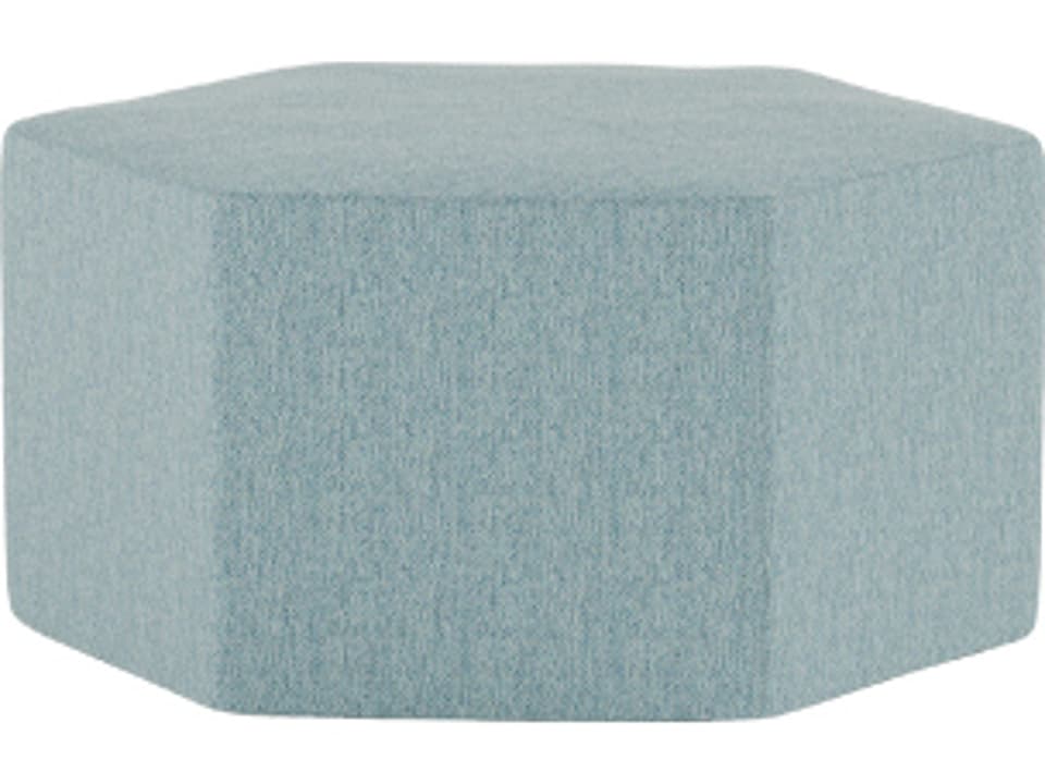 Resort Soft Seating 34 Inch Hexagon Stool