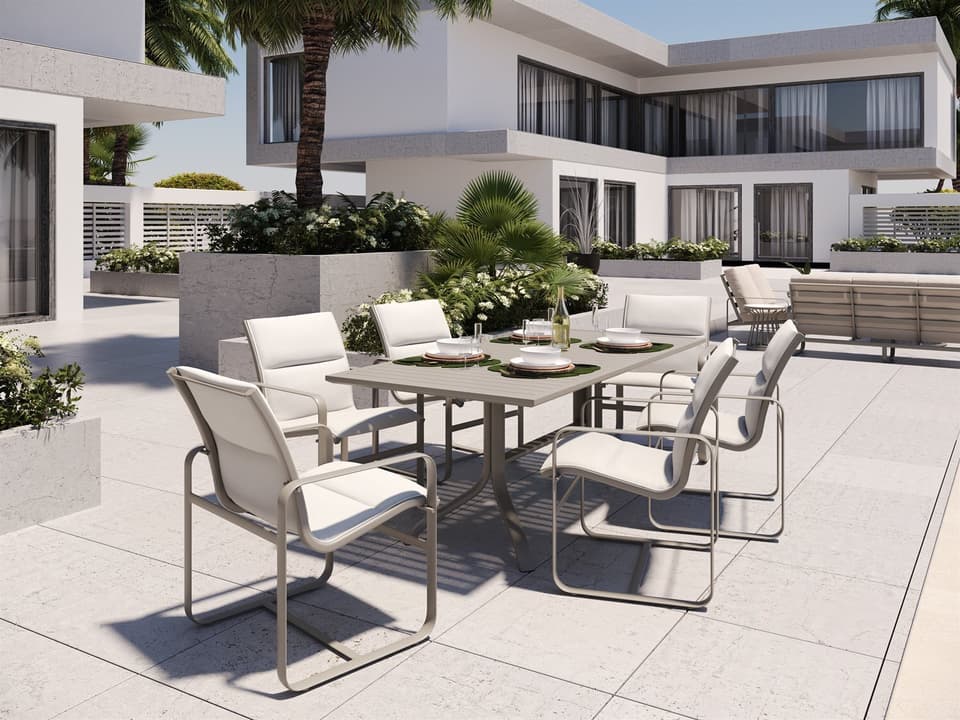 Brasilia Padded Sling Dining Set