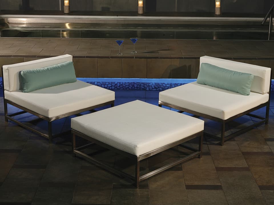 Cabana Club Aluminum Cushion Lounge Set