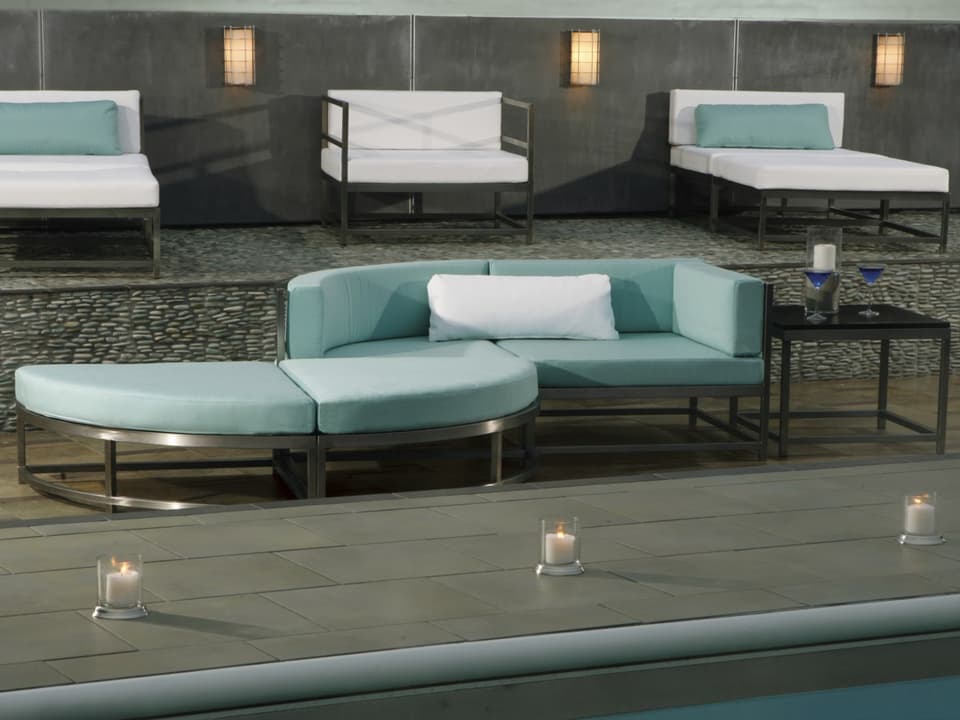 Cabana Club Aluminum Cushion Lounge Set