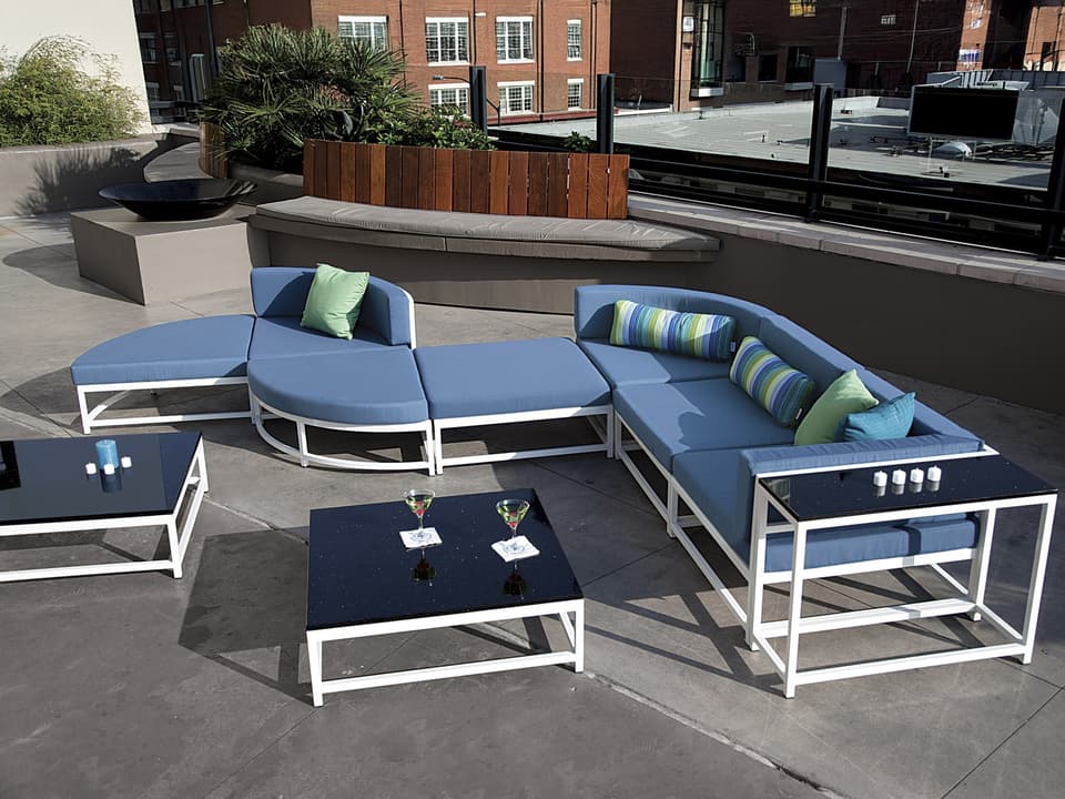 Cabana Club Aluminum Cushion Lounge Set