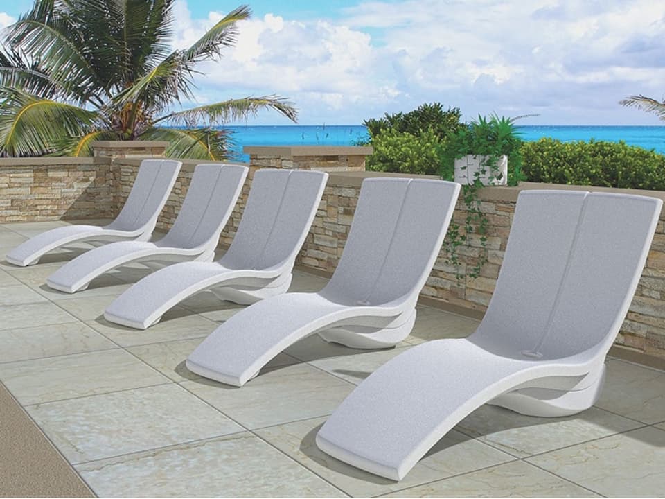 Curve Resin Patio Lounge Set