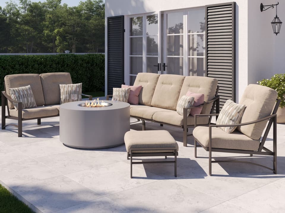 Kenzo Cushion Aluminum Lounge Set