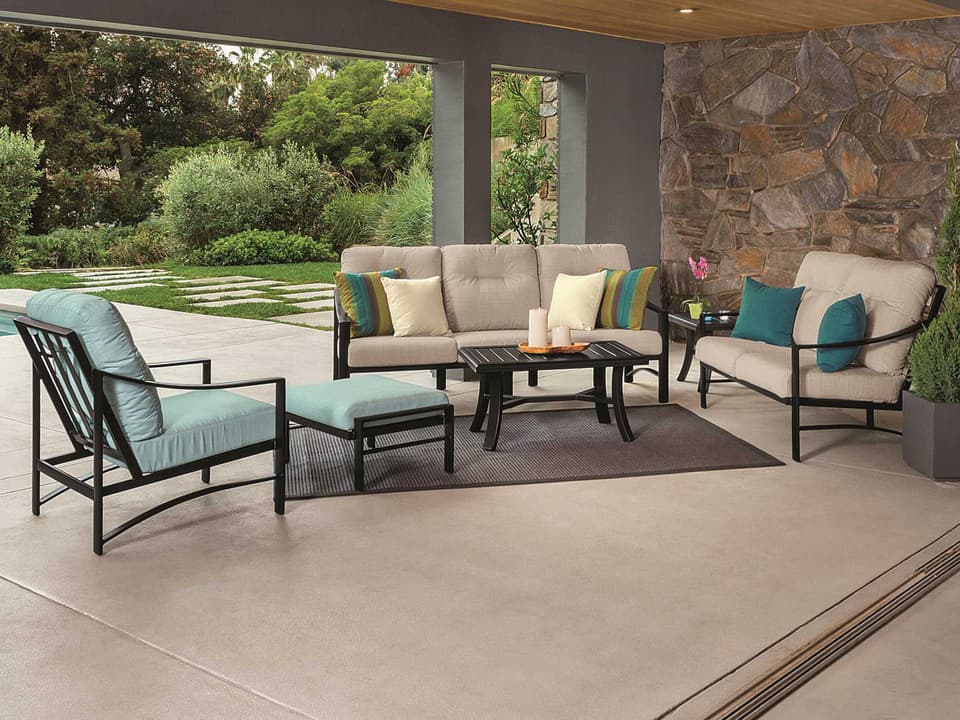 Kenzo Cushion Aluminum Outdoor Lounge Set