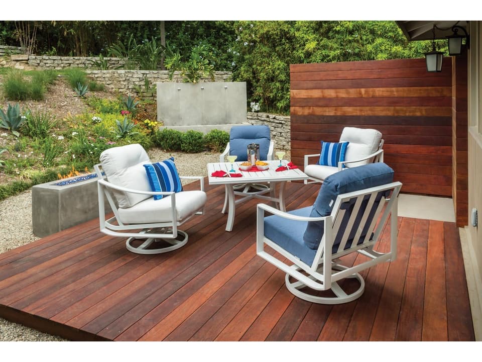 Tropitone Kenzo Cushion Aluminum Sectional Outdoor Patio Lounge