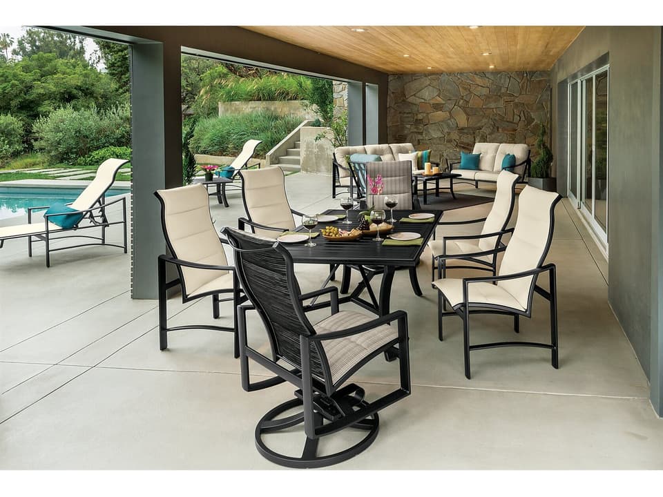 Kenzo Padded Sling Dining Set
