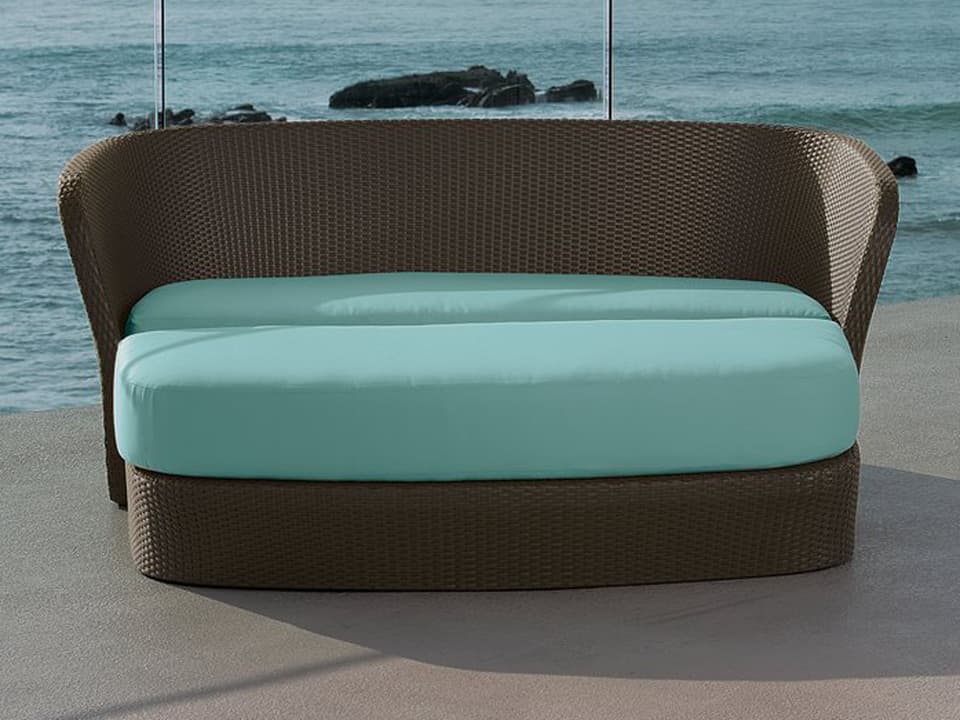 Evo Woven Wicker Outdoor Patio Lounge Set