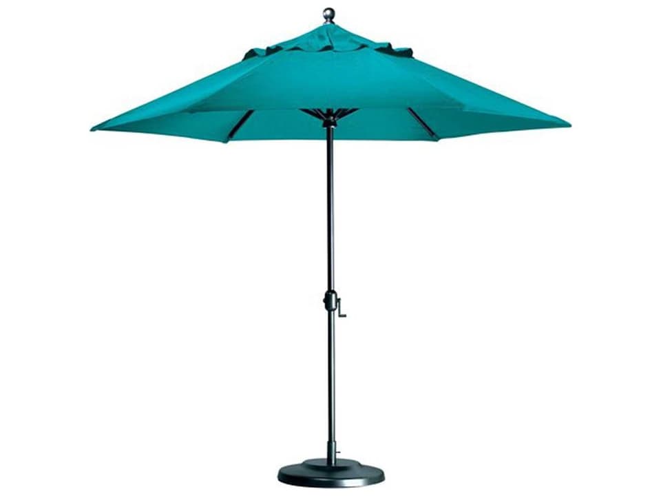 Portofino Aluminum 9.5 Foot Octagon Crank Lift Outdoor Umbrella