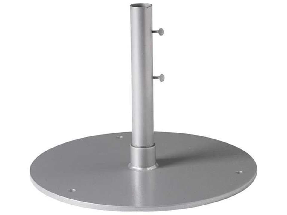 24-Inch 60lb Round Steel Umbrella Base for 1.5-Inch Pole