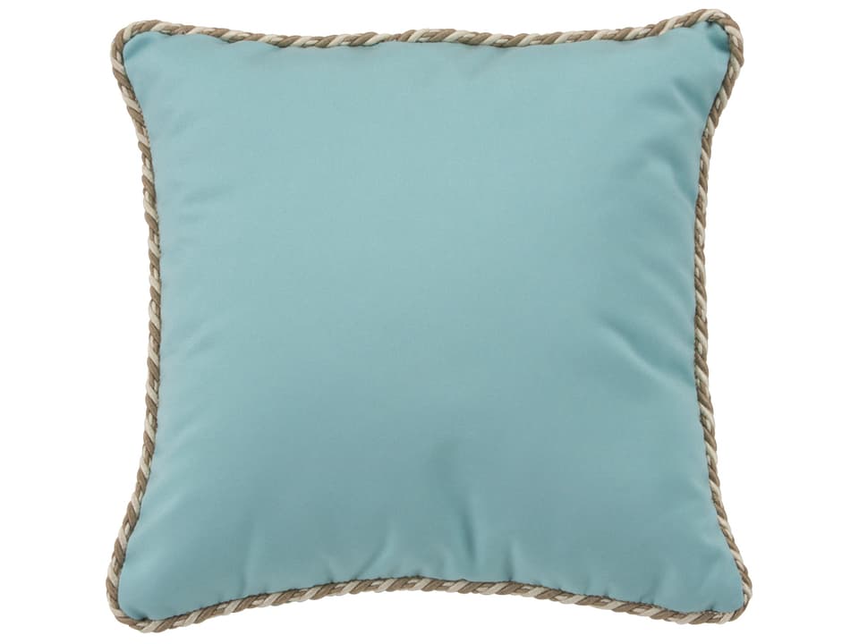 20 Inch Square Throw Pillow with Cord Welt