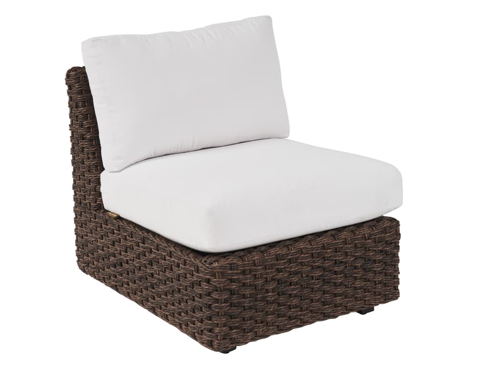 Kilimanjaro Wicker Modular Lounge Chair in Rich Tobacco