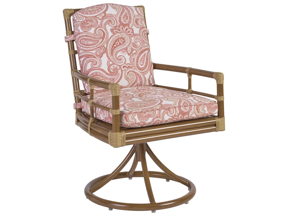 Sandpiper Bay Aluminum Wicker Swivel Rocker Dining Arm Chair