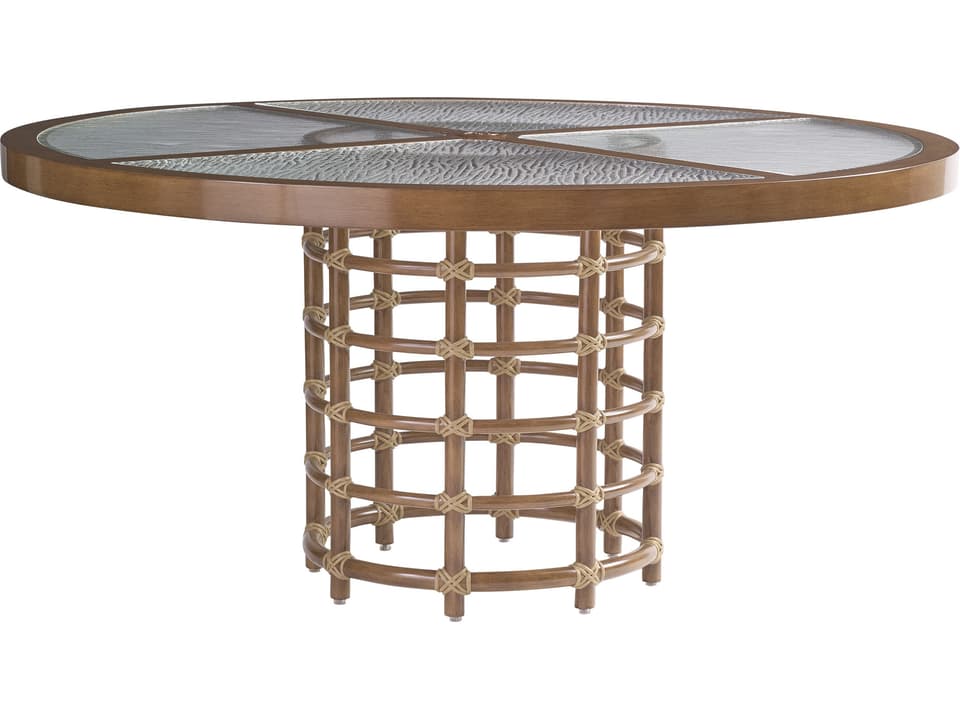Sandpiper Bay 60-Inch Round Dining Table with Umbrella Hole