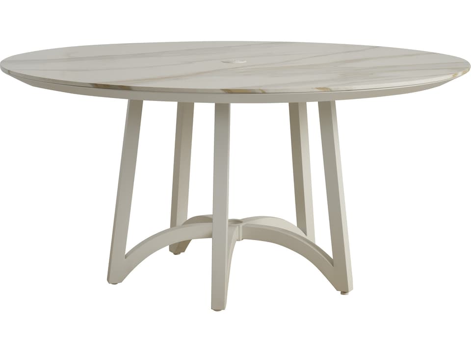 Sand Dune 60-Inch Round Dining Table with Stone Top