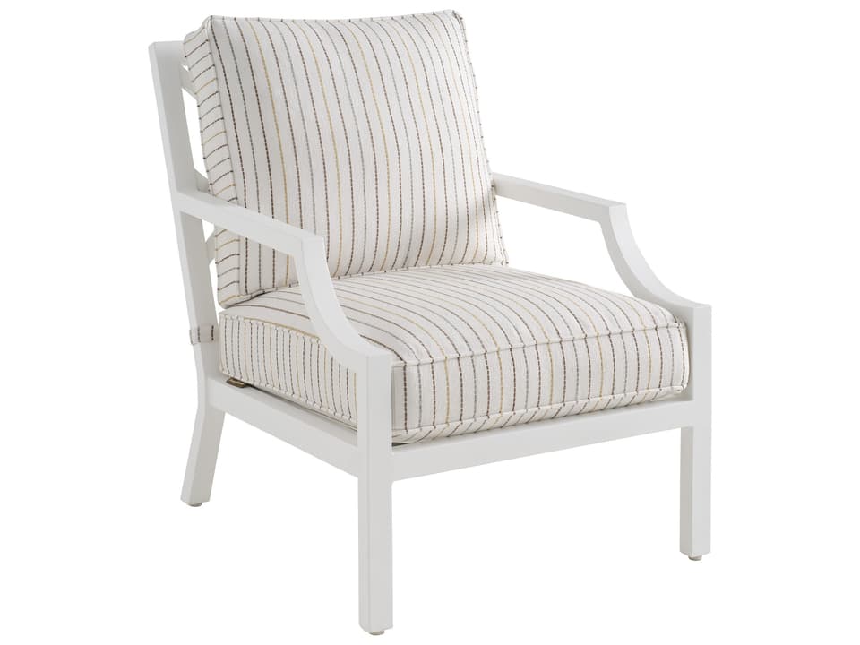 Island Classic Aluminum Lounge Chair in Chalk White
