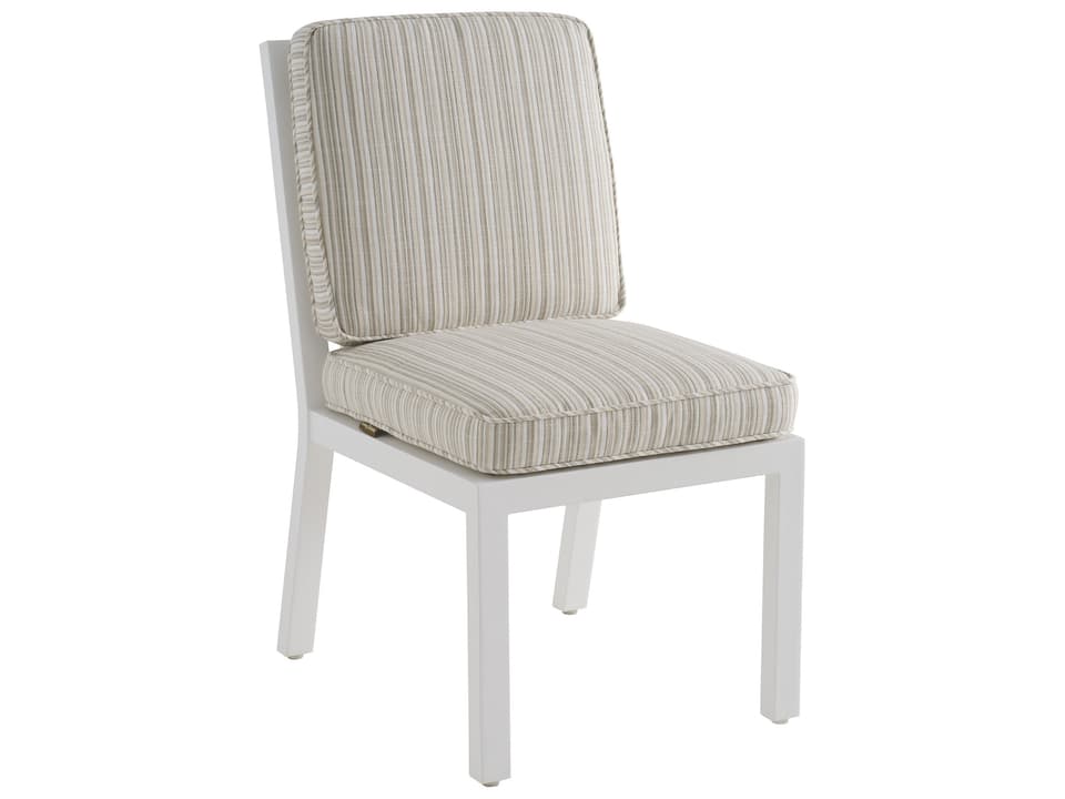 Island Classic Aluminum Side Chair in Chalk White