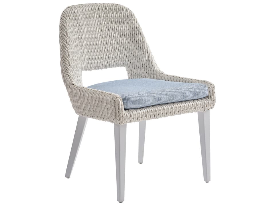 Ocean Breeze Promenade Occasional Dining Chair in Pearl White