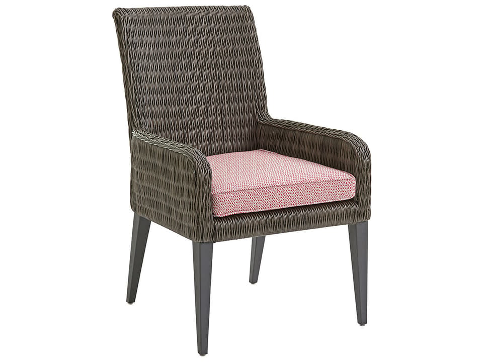 Cypress Point Ocean Terrace Wicker Arm Dining Chair