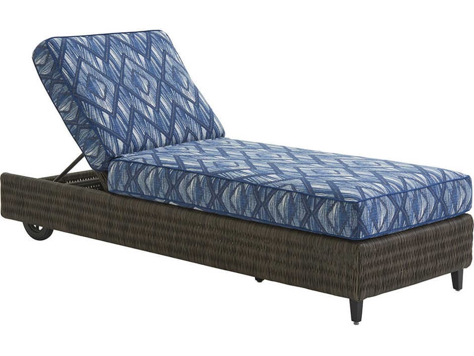Cypress Point Ocean Terrace Adjustable Chaise Lounge in Driftwood Gray