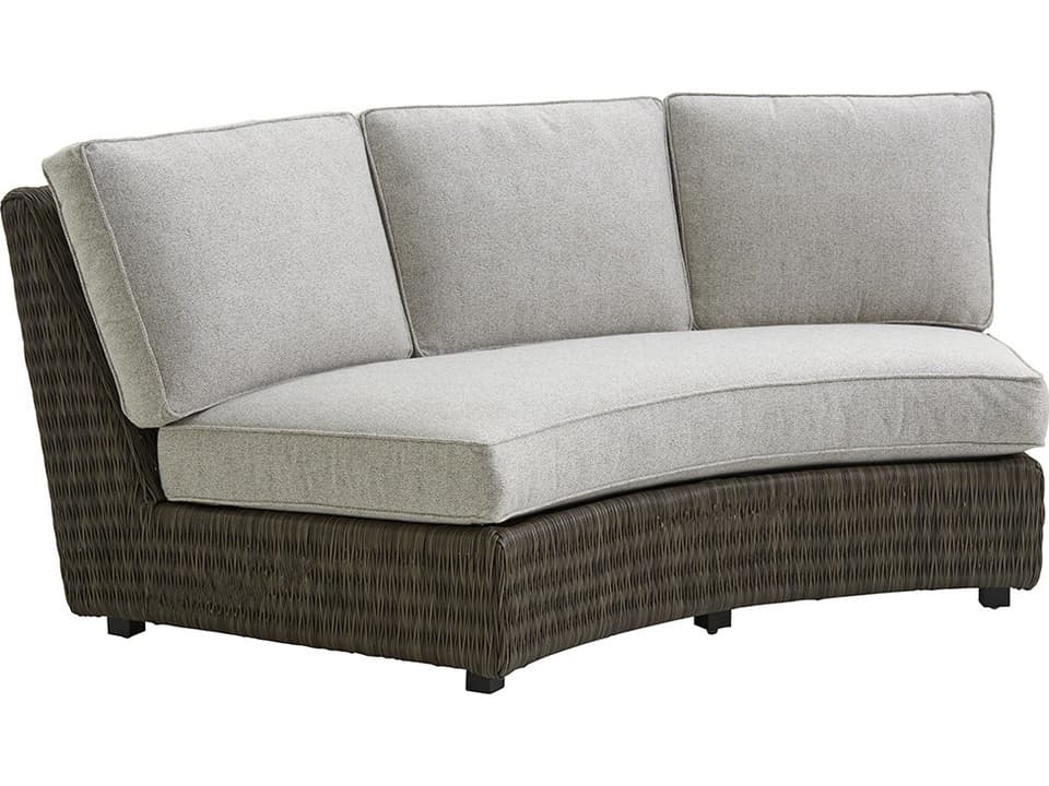 Cypress Point Ocean Terrace Curved Sectional Armless Sofa