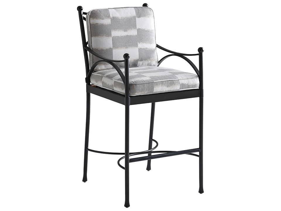 Pavlova Aluminum Bar Stool in Graphite