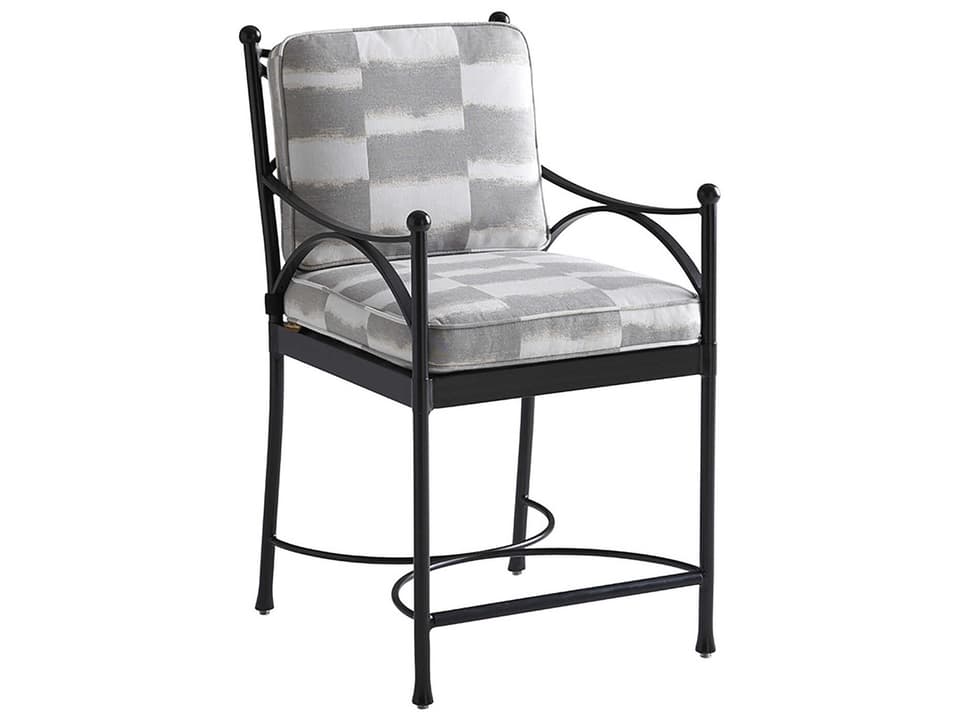 Pavlova Aluminum Counter Stool in Graphite
