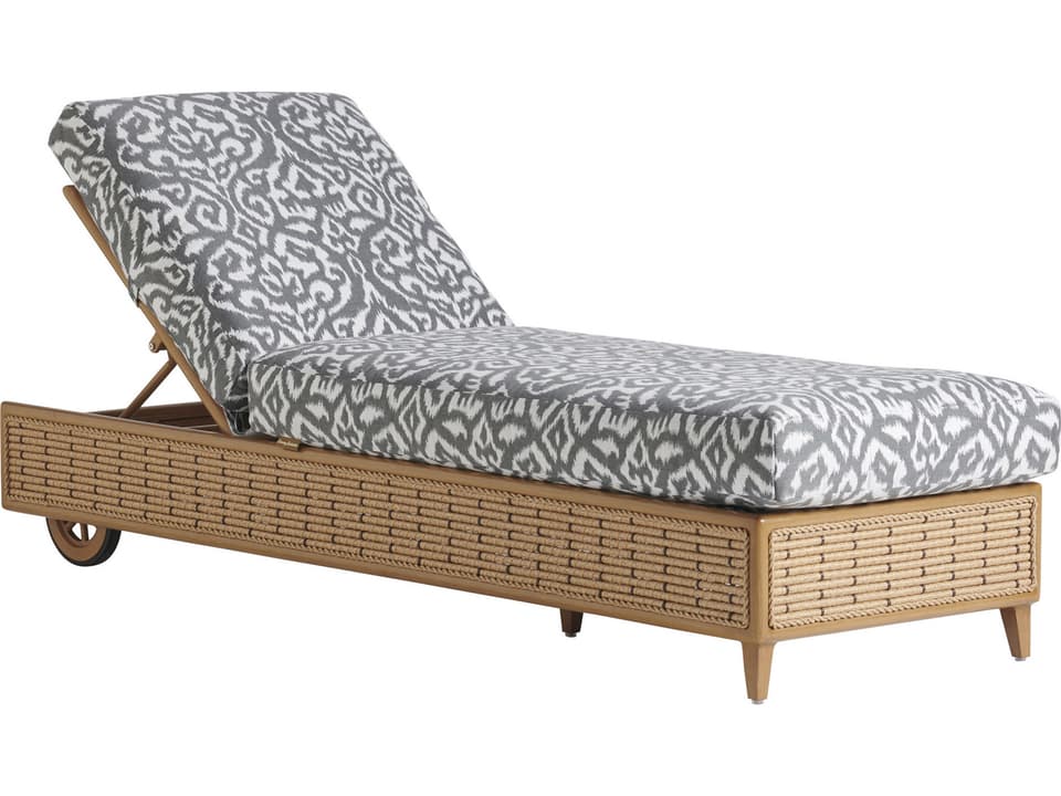 Los Altos Valley View Aluminum Chaise Lounge in Aged Patina