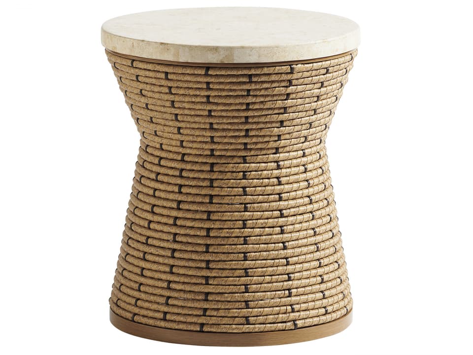 Los Altos Valley View Aluminum Round End Table