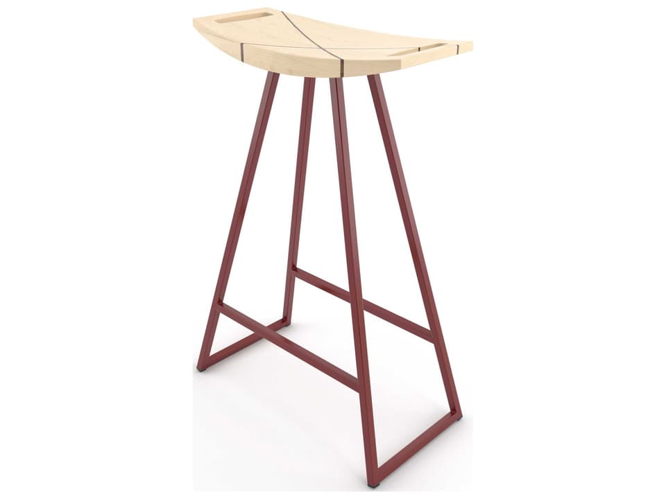 Robert Walnut Wood Counter Stool