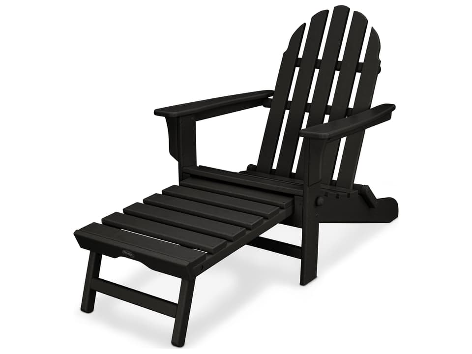 Cape Cod Ultimate Adirondack Chair with Hideaway Ottoman