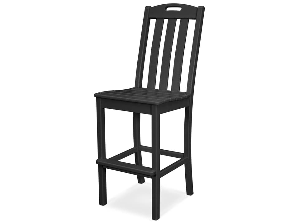 ® Outdoor Furniture™ Yacht Club Recycled Plastic Bar Side Chair