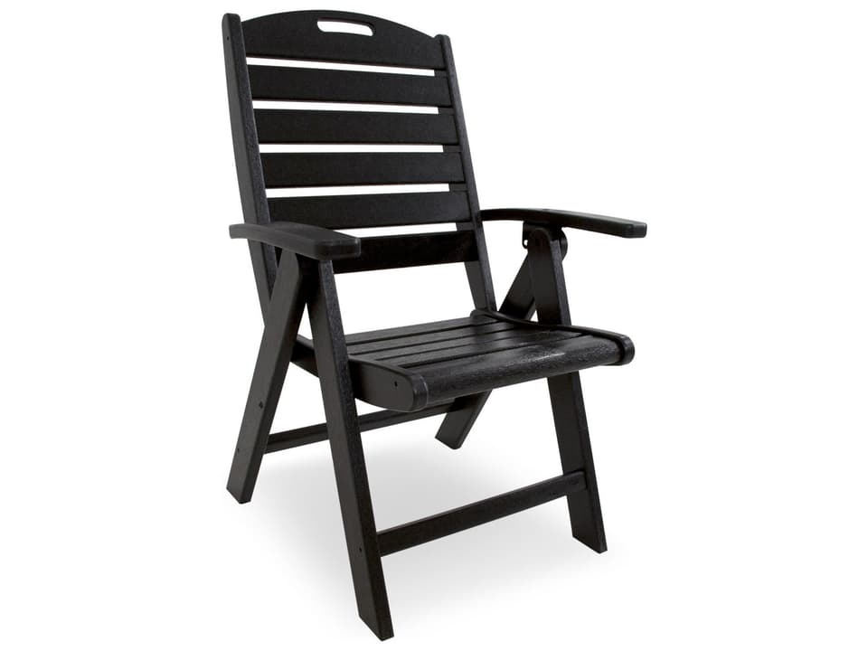 ® Outdoor Furniture™ Yacht Club Recycled Plastic Highback Dining Arm Chair