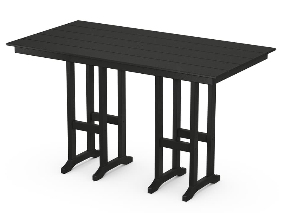 Outdoor Furniture Monterey Bay 72-Inch Recycled Plastic Bar Table