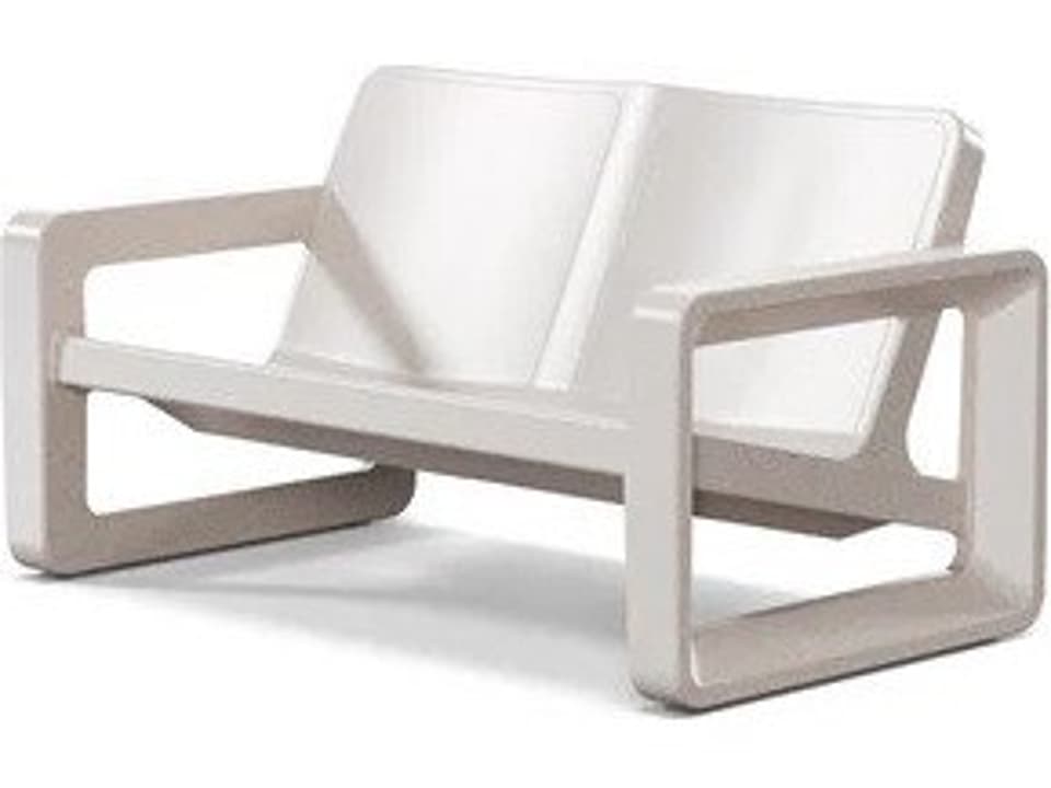 Deck Sandstone Resin Loveseat