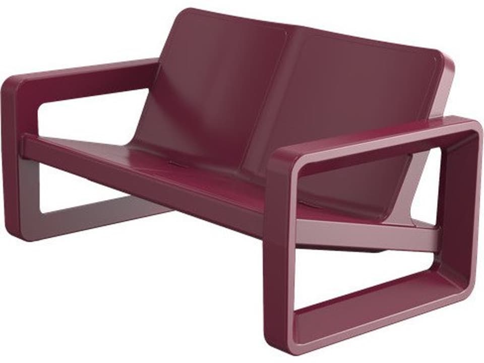 Deck Tempranillo Resin Loveseat