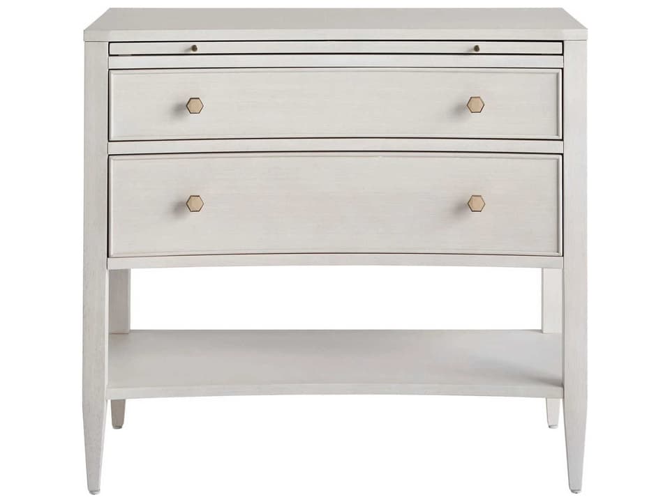 Miranda Kerr Home Chelsea 2-Drawer Nightstand Alabaster Finish