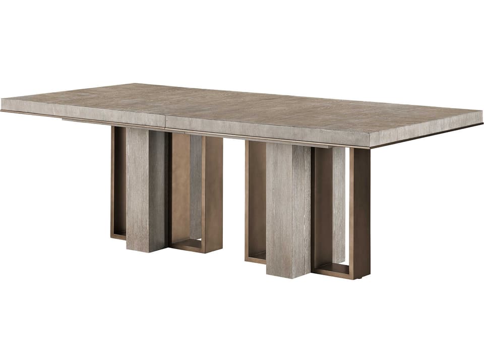Erinn V Del Monte Rectangle Dining Table in Weathered Oak