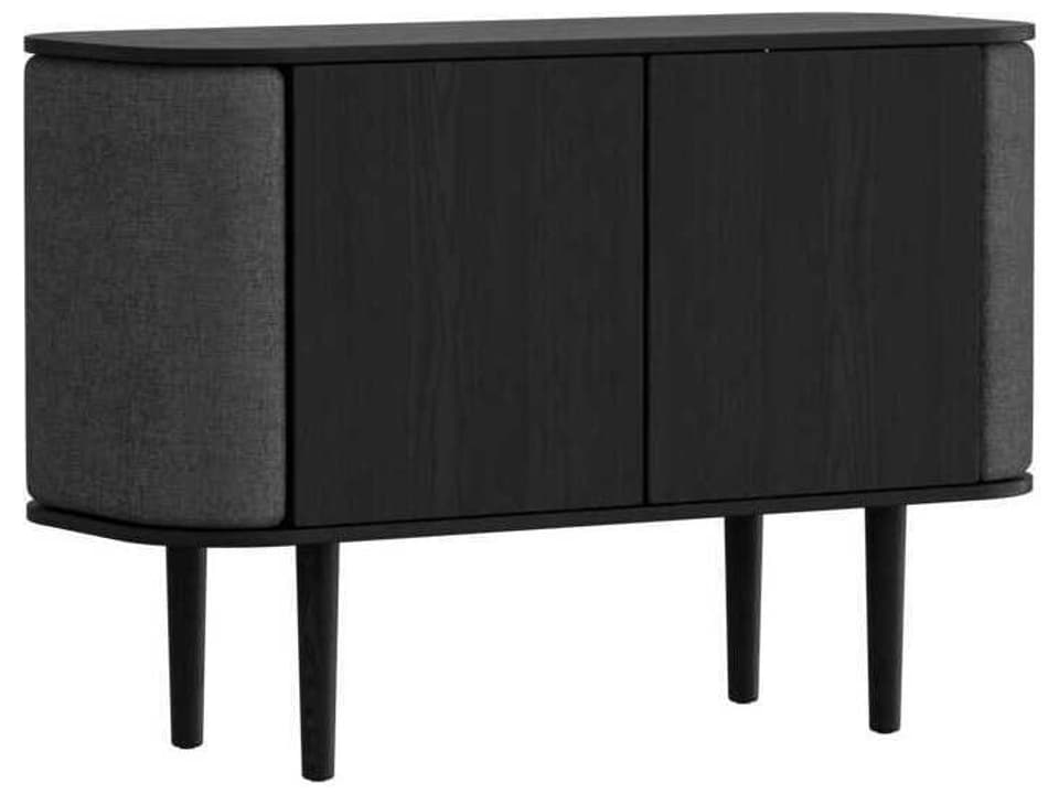 Treasures Black Oak Wood Accent Chest