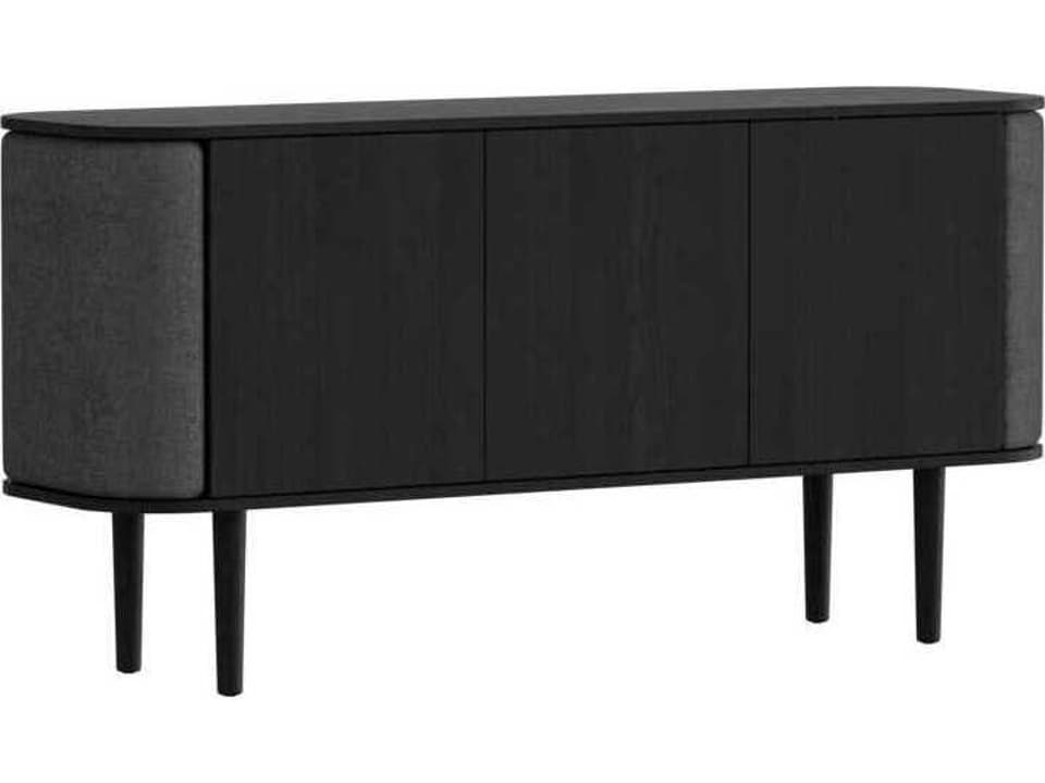 Treasures Black Oak Wood Accent Chest
