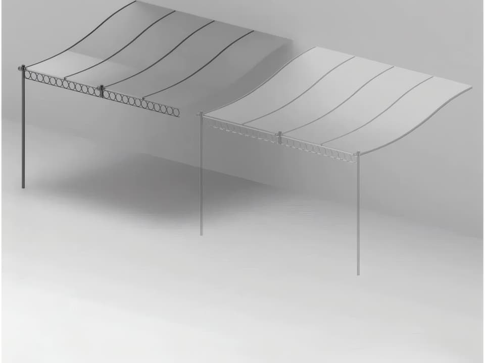 UnoPiu Tibisco Attached Pergola Extension Double