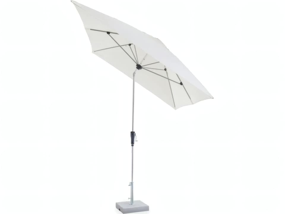Lipari Rectangular Outdoor Umbrella in Aluminum and Acrylic Fabric with Crank Lift