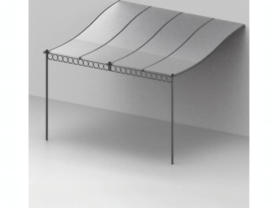 UnoPiu Tibisco Attached pergola with Polycarbonate Roofing