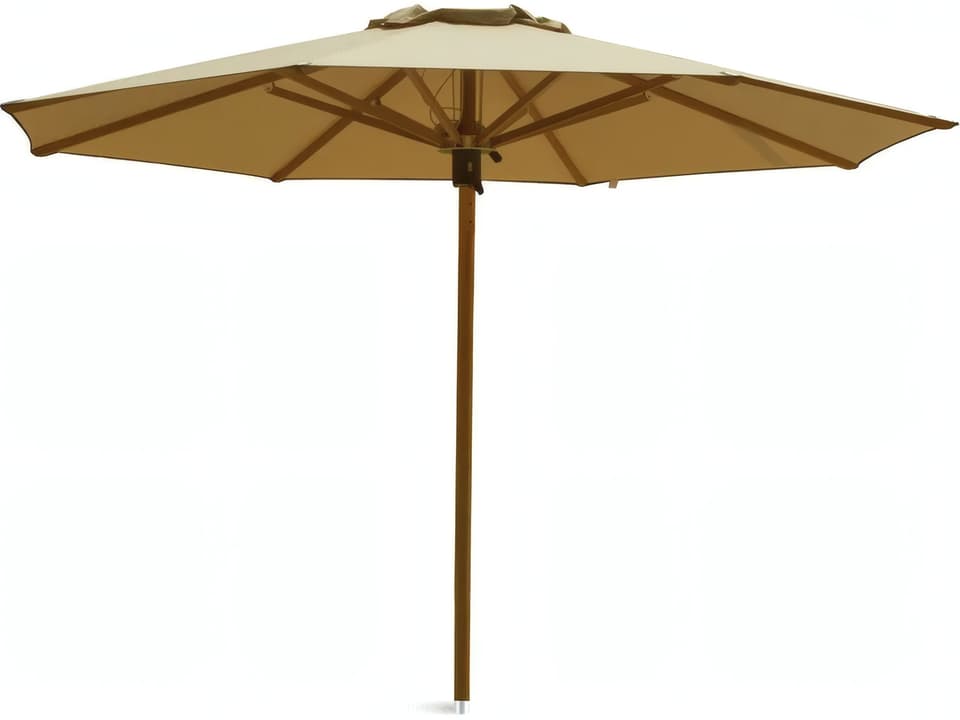 UnoPiu Damian Wood 137.80" Round Umbrella