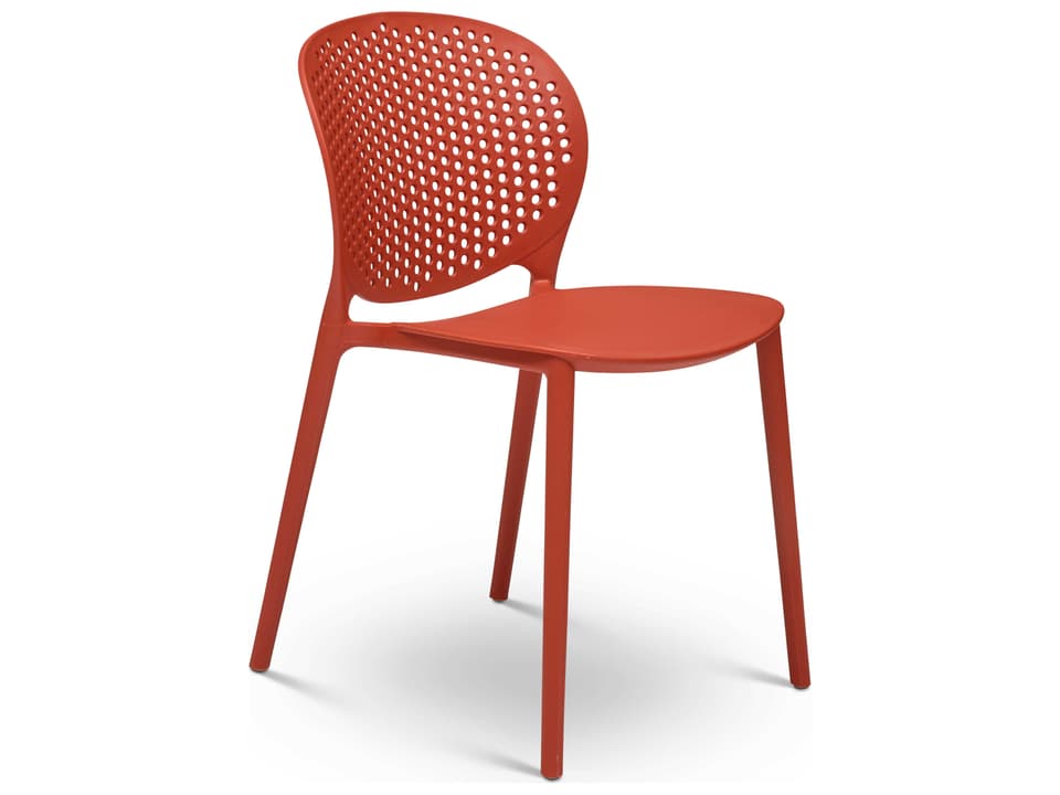 Bailey Orange Armless Dining Chair
