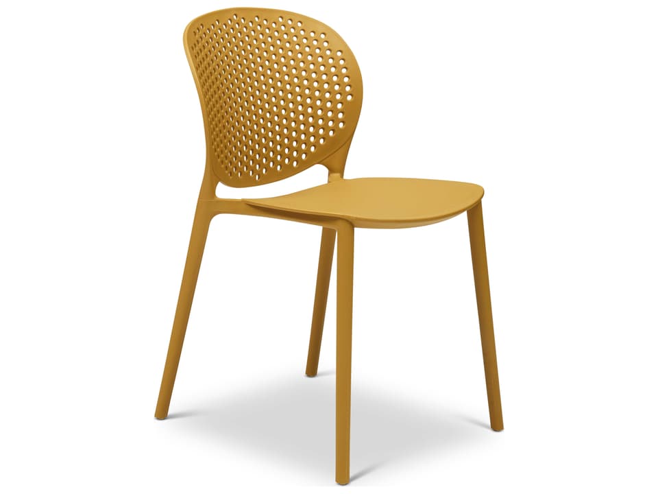 Metro Bailey Non-Upholstered Side Chair Set of 4 in Ginger