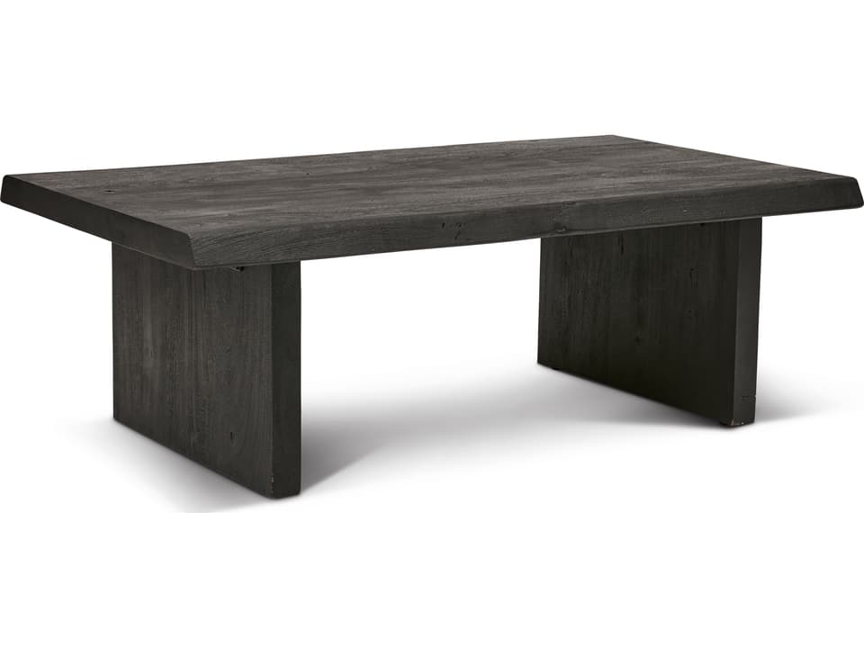 Brooks Rectangular Coffee Table in Ebonized Acacia Wood